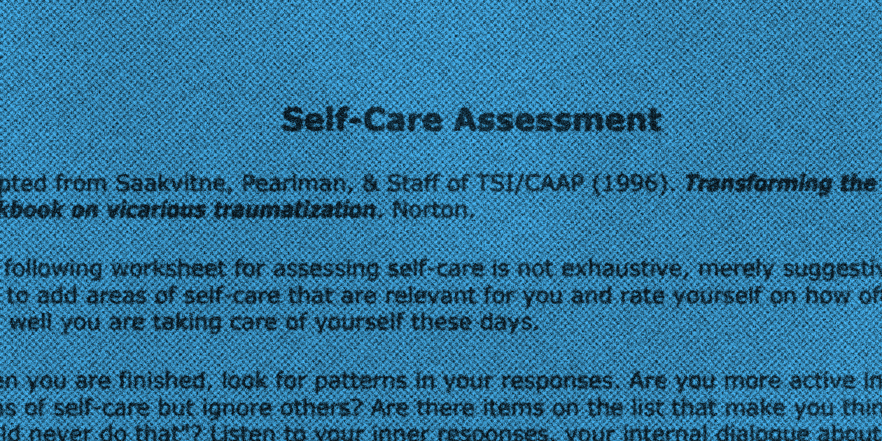 Self-Care-Assesment
